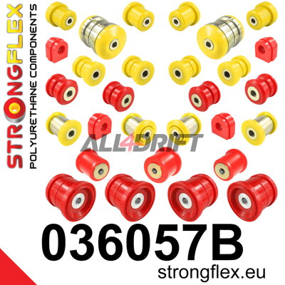 036057B: Full suspension polyurethane bush kit