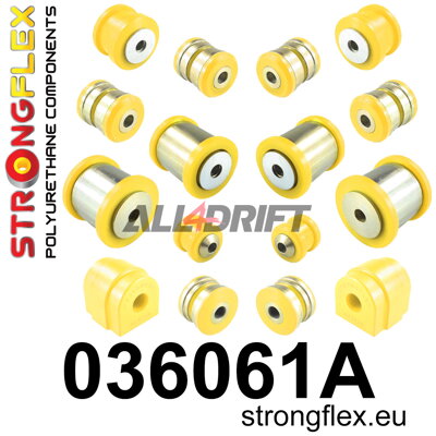 036061A: Rear suspension bush kit SPORT