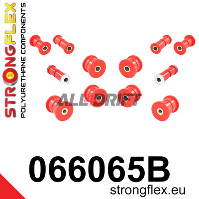 066065B: Rear suspension bush kit - Fiat 125P 1300/1500 (67-91)