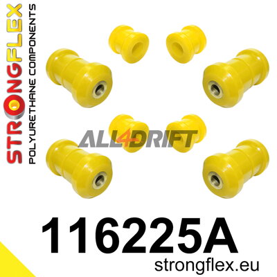 116225A: Front suspension bush kit SPORT
