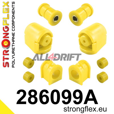 286099A: Set of front suspension polyurethane SPORT - Nissan 100NX (90-96) B13