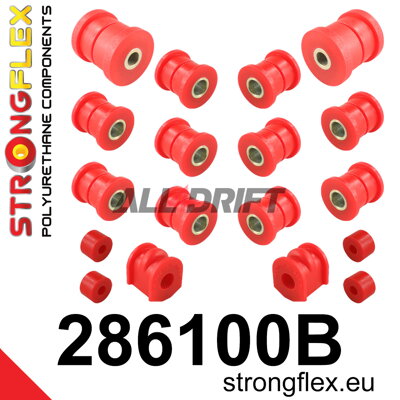 286100B: Rear suspension bush kit - Nissan 100NX (90-96) B13