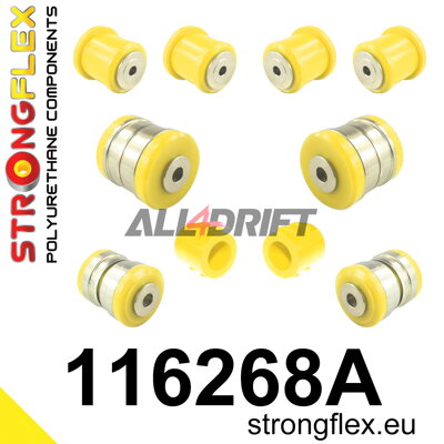 116268A: Front suspension bush kit SPORT