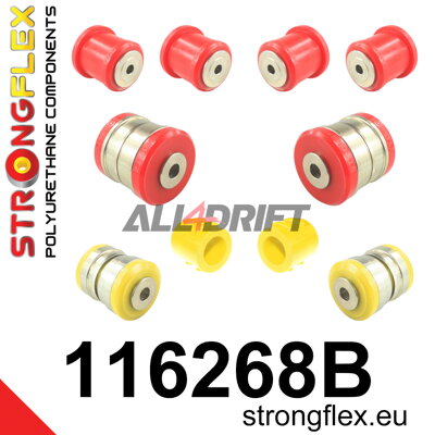 116268B: Front suspension bush kit