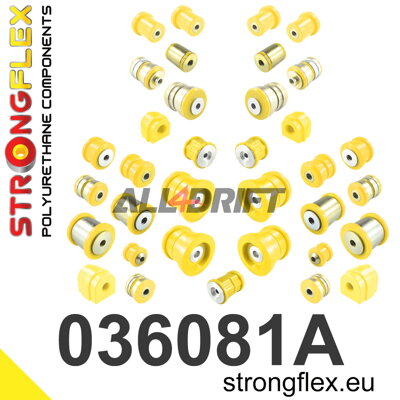 036081A: Full suspension polyurethane bush kit SPORT
