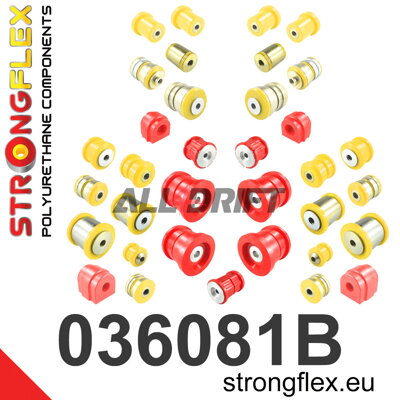 036081B: Full suspension polyurethane bush kit