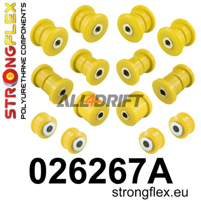 026267A: Front suspension bush kit SPORT