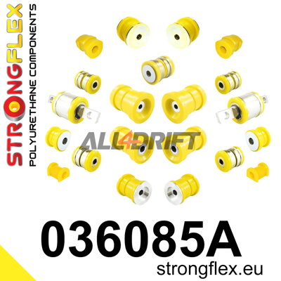 036085A: Full suspension polyurethane bush kit SPORT