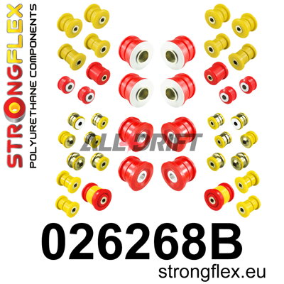 026268B: Full suspension polyurethane bush kit