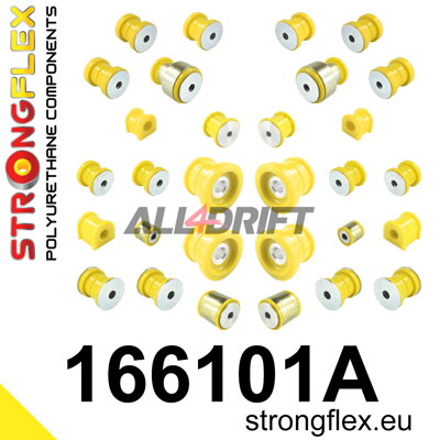 166101A: Full suspension polyurethane bush kit SPORT