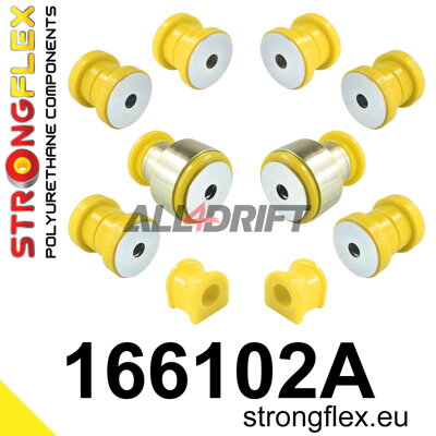 166102A: Front suspension bush kit SPORT