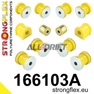 166103A: Rear suspension bush kit SPORT
