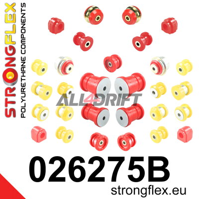 026275B: Full suspension polyurethane bush kit - Audi 8V S3