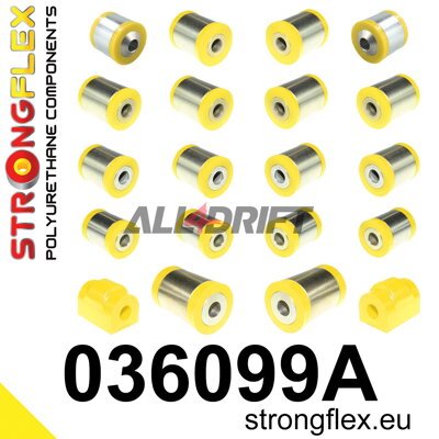 036099A: Rear suspension bush kit SPORT