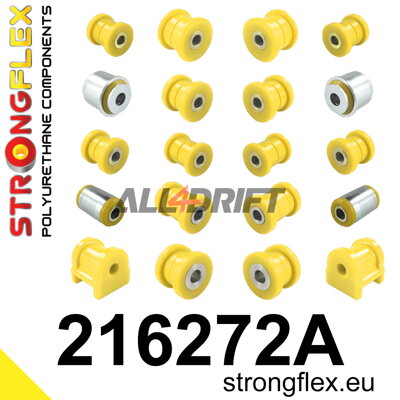 216272A: Rear suspension bush kit SPORT