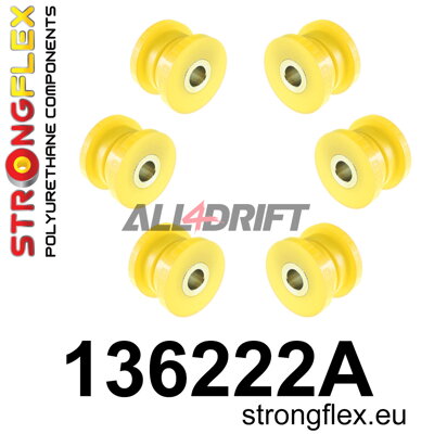 136222A: Front subframe bush kit SPORT