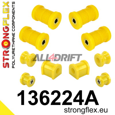 136224A: Rear suspension bush kit SPORT