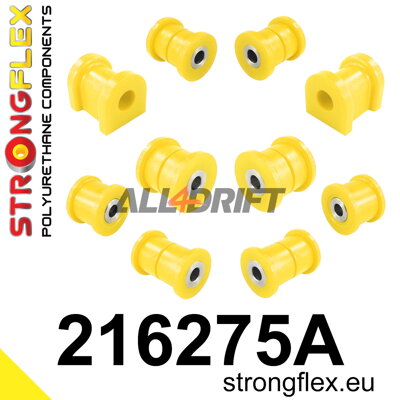 216275A: Rear suspension bush kit SPORT