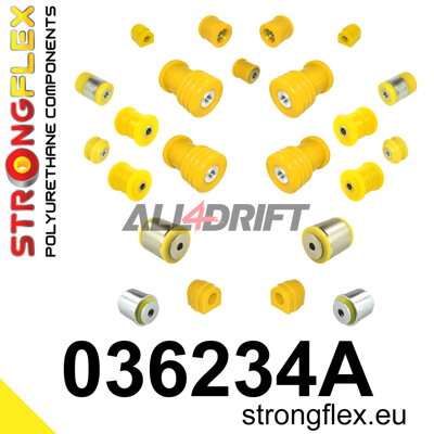 036234A: Full suspension bush kit E39 Touring SPORT - BMW E39 (95-03) Touring