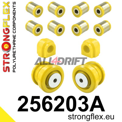 256203A: Rear suspension bush kit up to 05/2003 SPORT