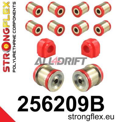 256209B: Rear suspension bush kit R53 JCW