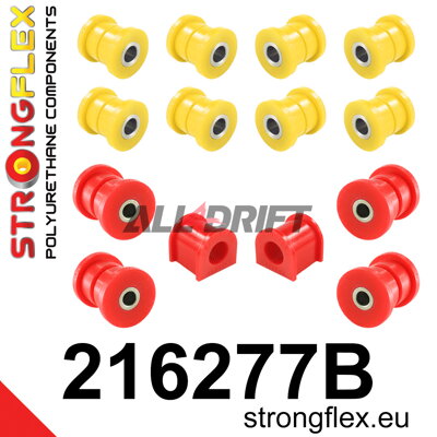 216277B: Rear suspension bush kit