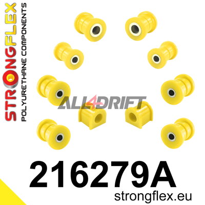 216279A: Rear suspension bush kit SPORT