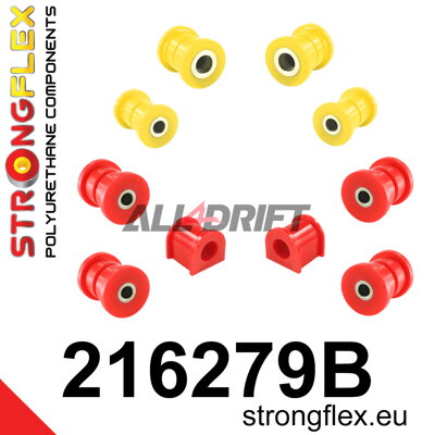 216279B: Rear suspension bush kit