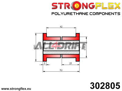 302805 Univerzální silentblok 30mm