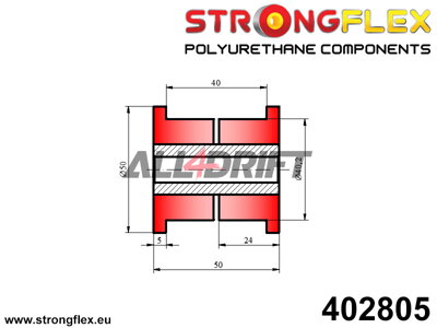 402805 Univerzální silentblok 40mm