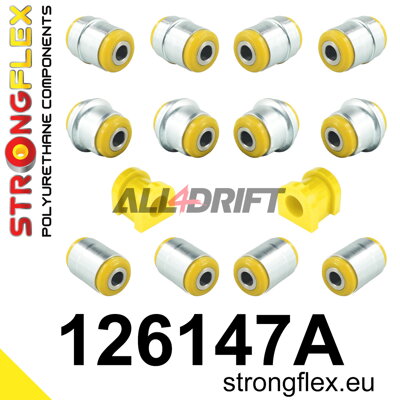 126147A: Rear suspension bush kit SPORT - Citroën C-Crosser (07-12)