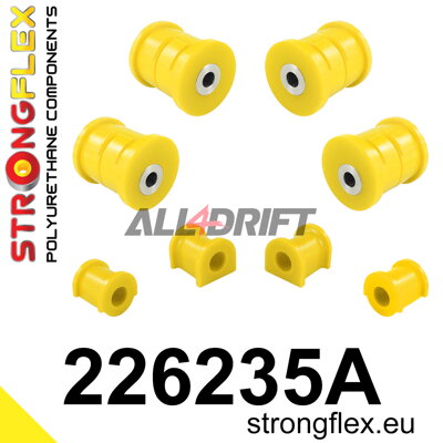 226235A: Rear suspension bush kit SPORT