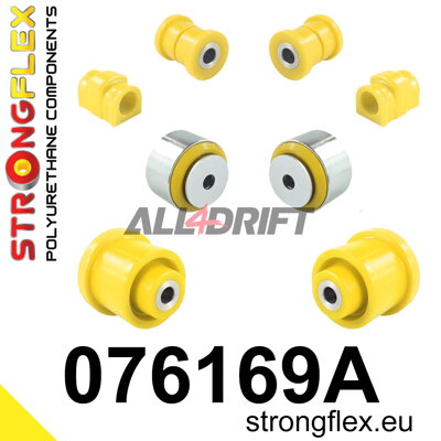 076169A: Front suspension and ream beam bush kit SPORT