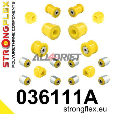 036111A: Full suspension  polyurethane bush kit SPORT