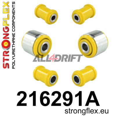 216291A: Rear suspension bush kit SPORT