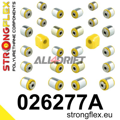 026277A: Rear suspension bush kit SPORT