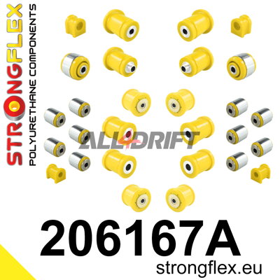 206167A: Full suspension polyurethane bush kit SPORT