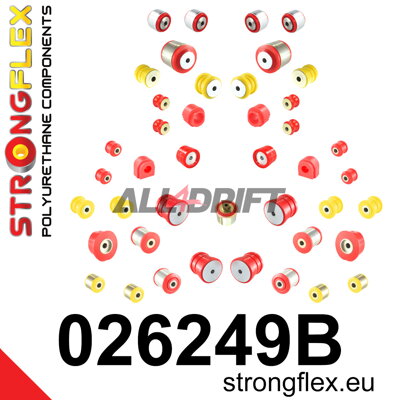 026249B: Full suspension polyurethane bush kit - Audi B8 (07-15) Quattro & Allroad