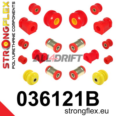 036121B: Full suspension polyurethane bush kit - BMW Z1 (89-91) E30/Z
