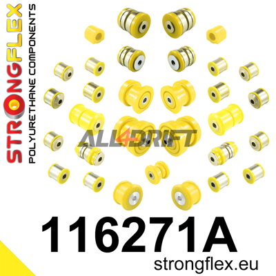 116271A: Full suspension polyurethane bush kit SPORT