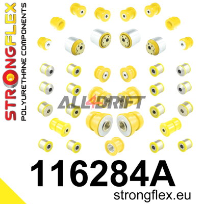 116284A: Full suspension polyurethane bush kit AMG SPORT