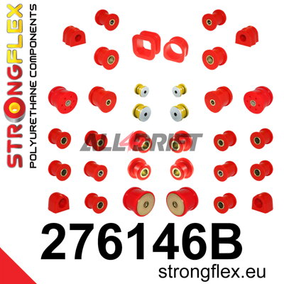 276146B Kompletní sada silentbloků náprav - Subaru II (02-08) SG