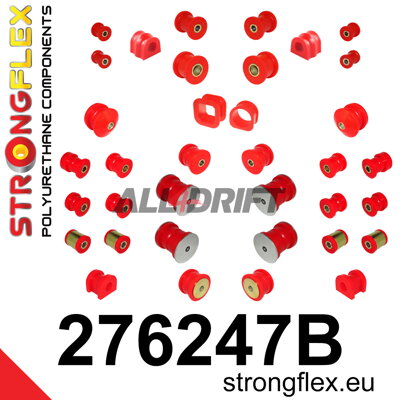 276247B: Full suspension bush kit - Subaru Legacy III / Outback II (98-03) BE BH BT