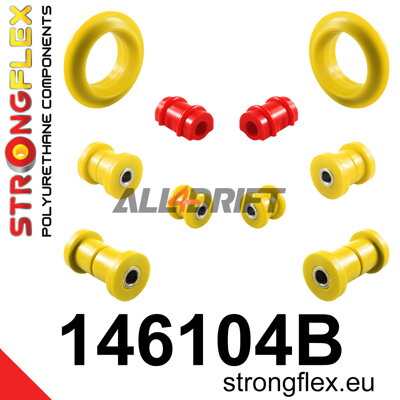 146104B: Front suspension and ream beam bush kit