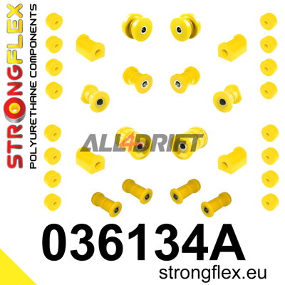 036134A: Full suspension polyurethane bush kit SPORT - BMW E24 (75-82)