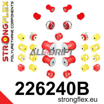 226240B: Full suspension polyurethane bush kit