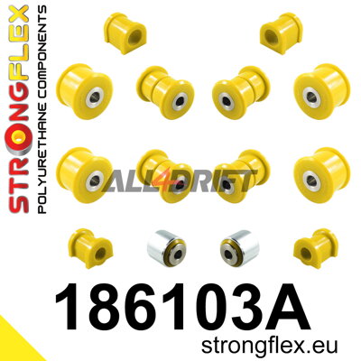 186103A: Full suspension polyurethane bush kit SPORT