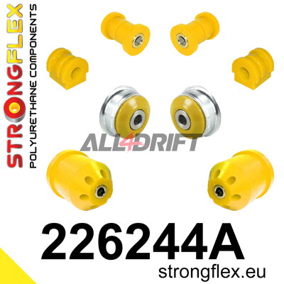 226244A: Front suspension and ream beam bush kit SPORT