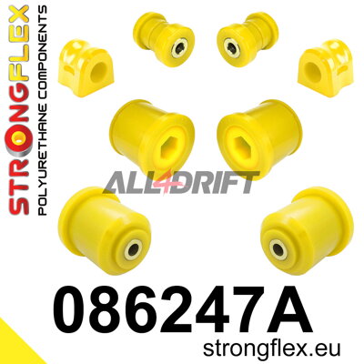 086247A: Front suspension and ream beam bush kit SPORT