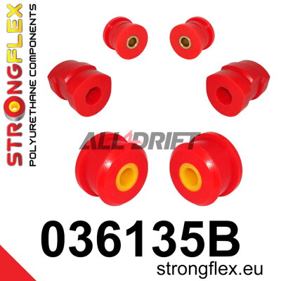 036135B: Front suspension bush kit - BMW E36 (93-00) Compact